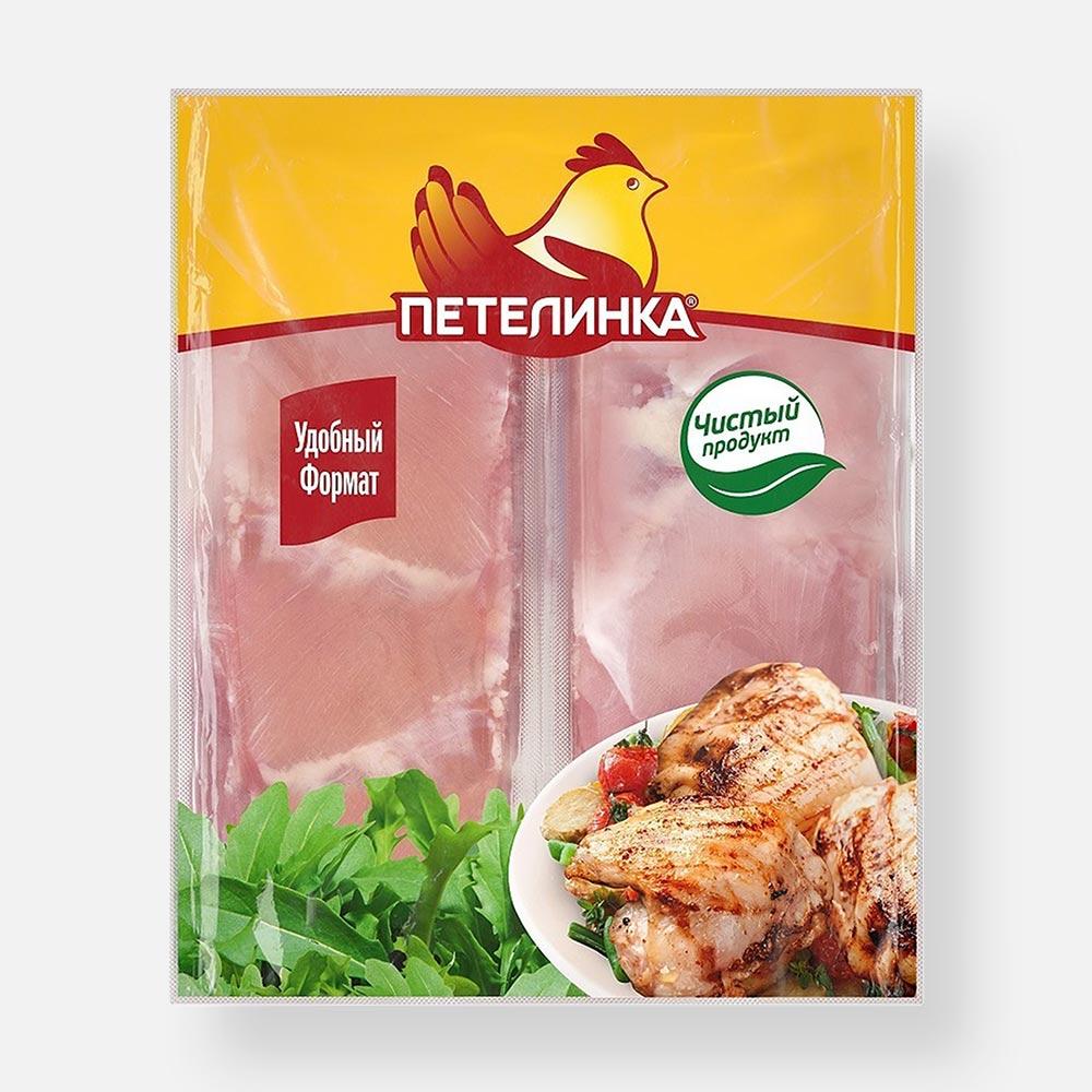 

Филе бедра цыплёнка-бройлера Петелинка охлаждённое, 2 порции, в вакууме, 800-900 г