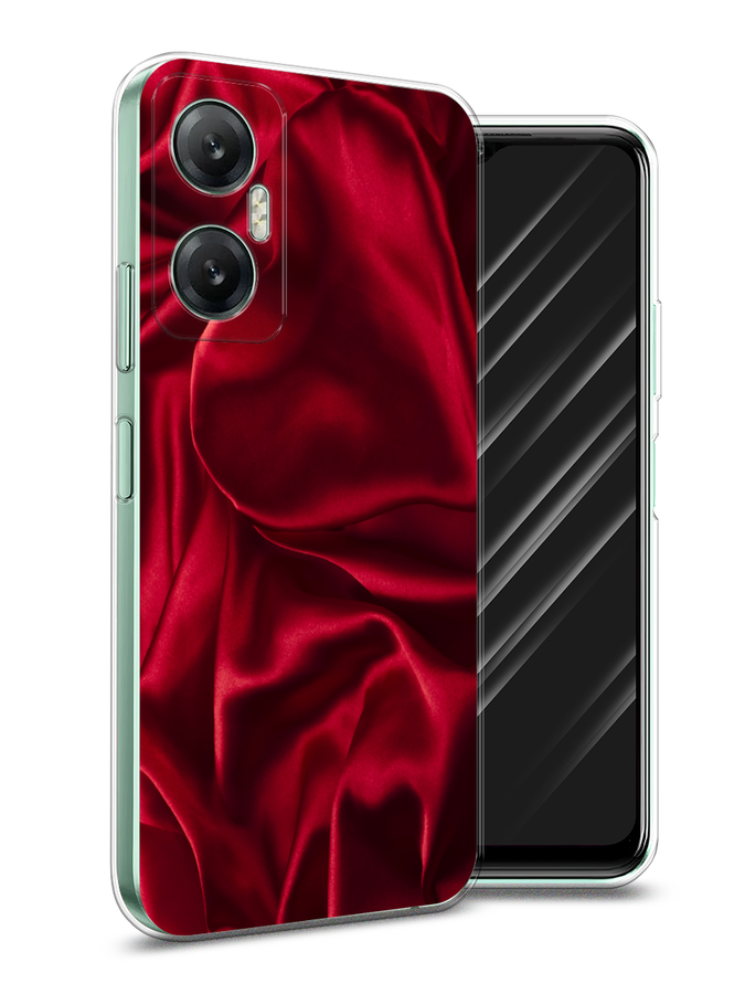 

Чехол Awog на Infinix HOT 20 5G "Текстура красный шелк", 3103250-3
