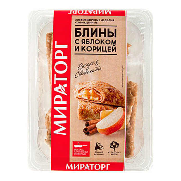 

Блины Мираторг с яблоком и корицей 280 г