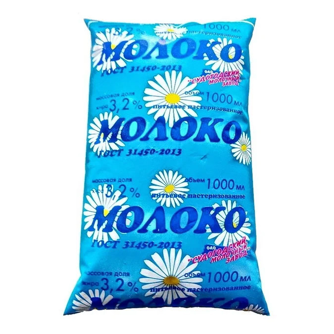 

Молоко 3,2% пастеризованное 1 л Судогодский молочный завод БЗМЖ
