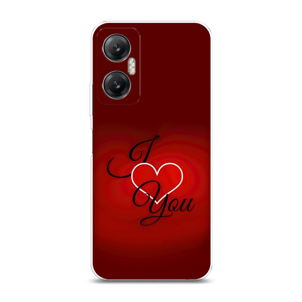 

Чехол Awog на Infinix HOT 20 5G "I love you 3", Красный;черный, 3103250-6