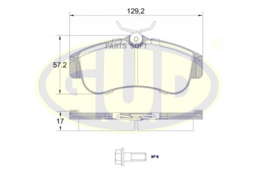 

Колодки тормозные передние nissan primera/almera 1.5-2.2d 90-