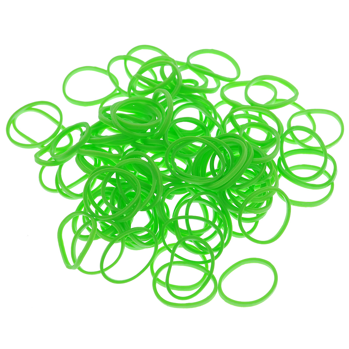 фото Набор из резинок для плетения rubber band одноцветные аромат. 600 шт.,к-102-8, зеленый