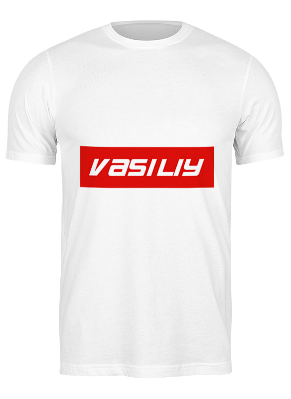 

Футболка мужская Printio Vasiliy белая S, Белый, Vasiliy