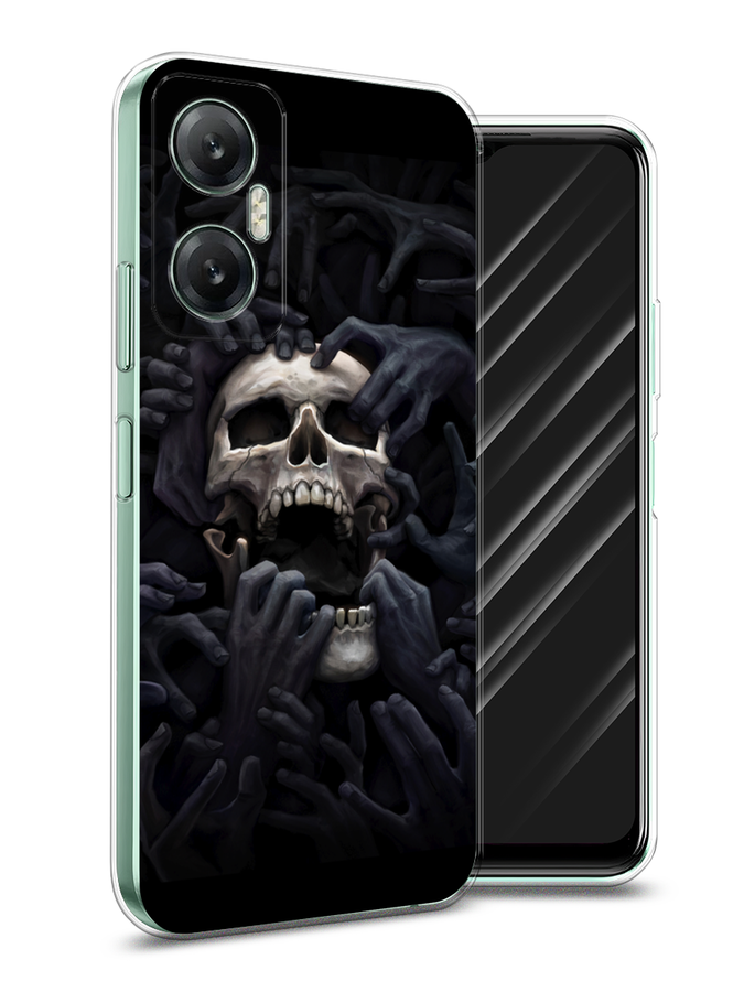 

Чехол Awog на Infinix HOT 20 5G "Череп 29", Черный;серый, 3103250-9