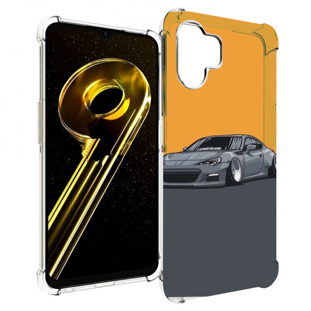 

Чехол бампер MyPads Спорт-кар для Realme 10 5G противоударный, Прозрачный, Tocco