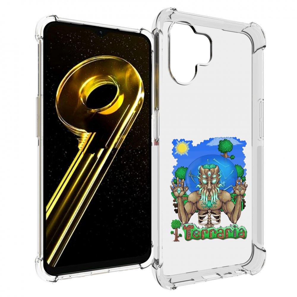 

Чехол бампер MyPads Террария для Realme 10 5G противоударный, Прозрачный, Tocco