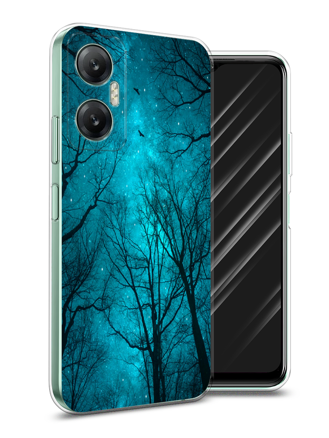 

Чехол Awog на Infinix HOT 20 5G "Сказочный лес", Черный;голубой, 3103250-4