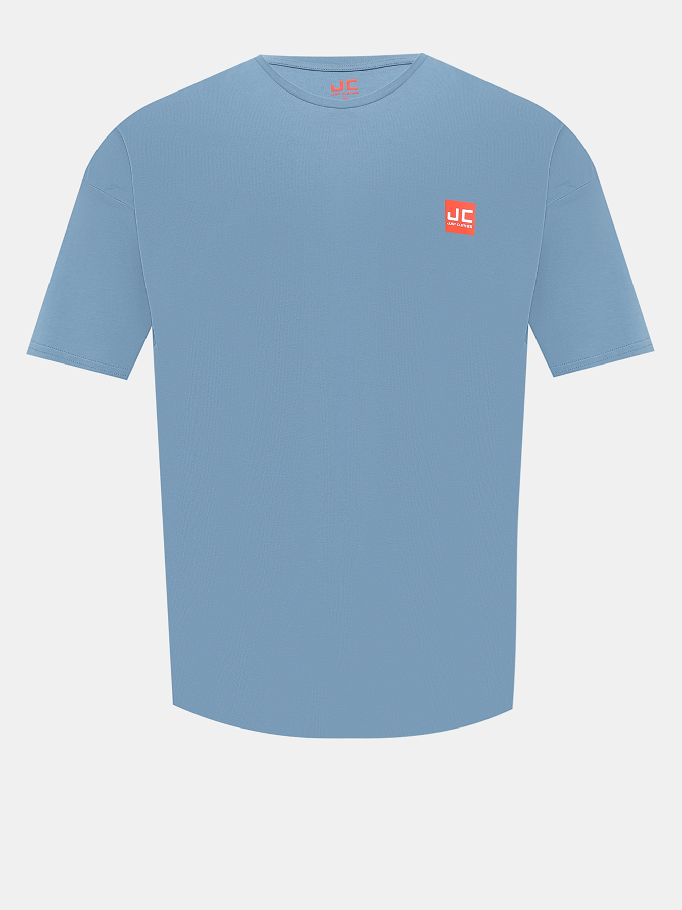 

Футболка мужская Just Clothes 000000450 синяя 48 RU, Синий, 000000450