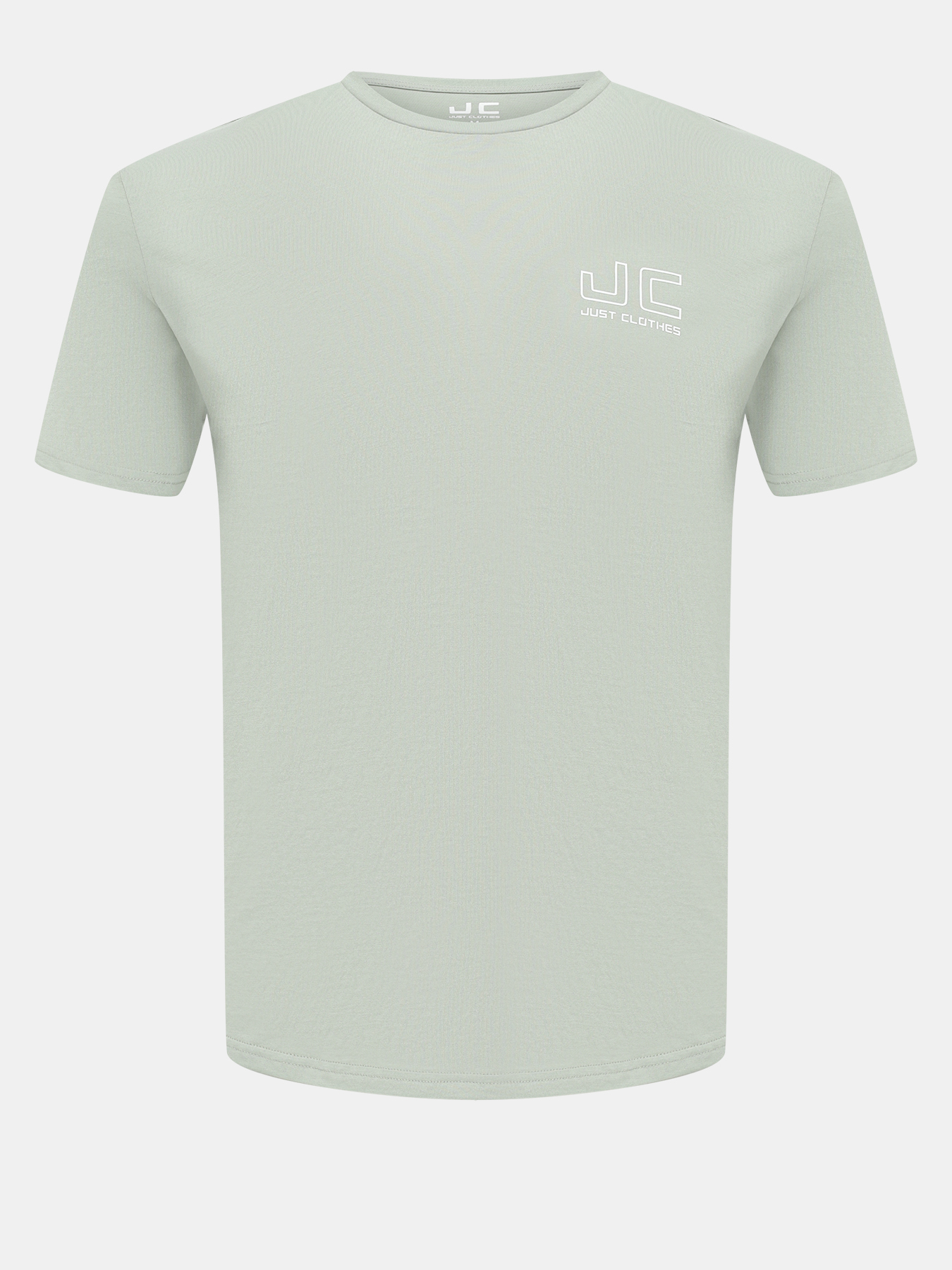 

Футболка мужская Just Clothes 000001601 зеленая 48 RU, Зеленый, 000001601