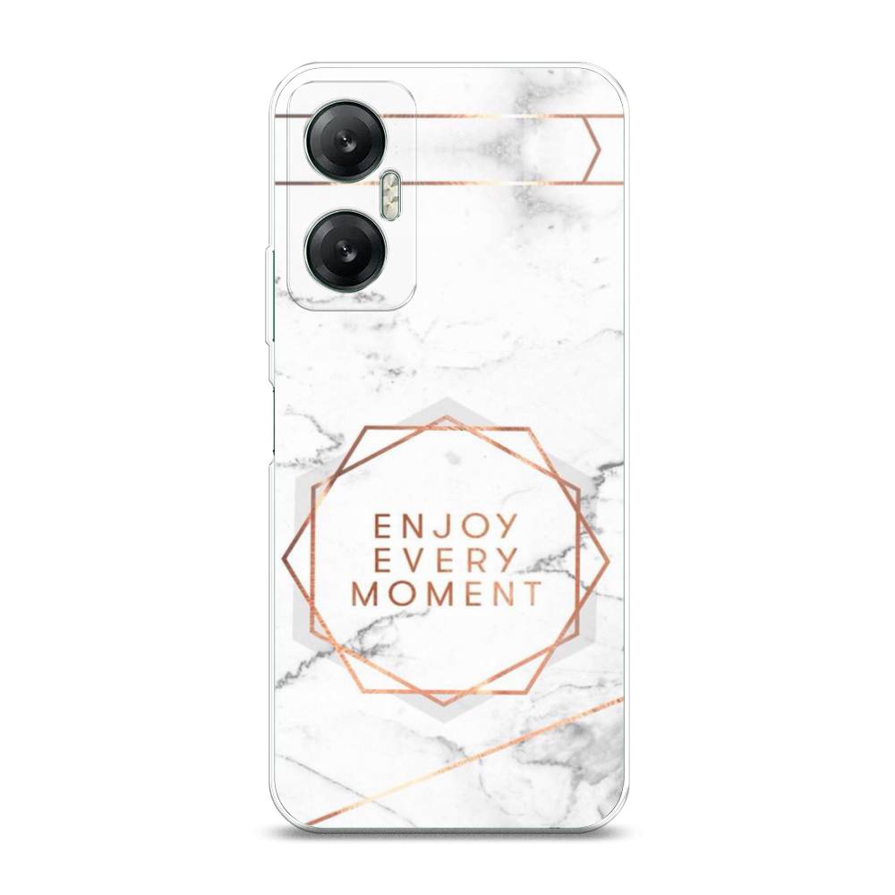 

Чехол Awog на Infinix HOT 20 5G "Enjoy every moment мрамор", Белый;розовый;серый, 3103250-7