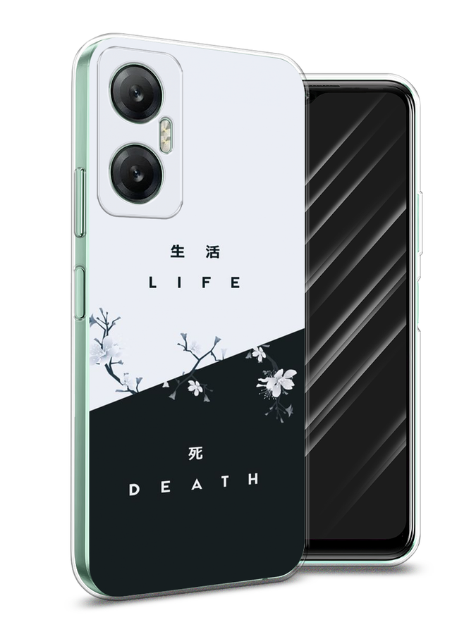 

Чехол Awog на Infinix HOT 20 5G "Life and death", Черный;серый, 3103250-7