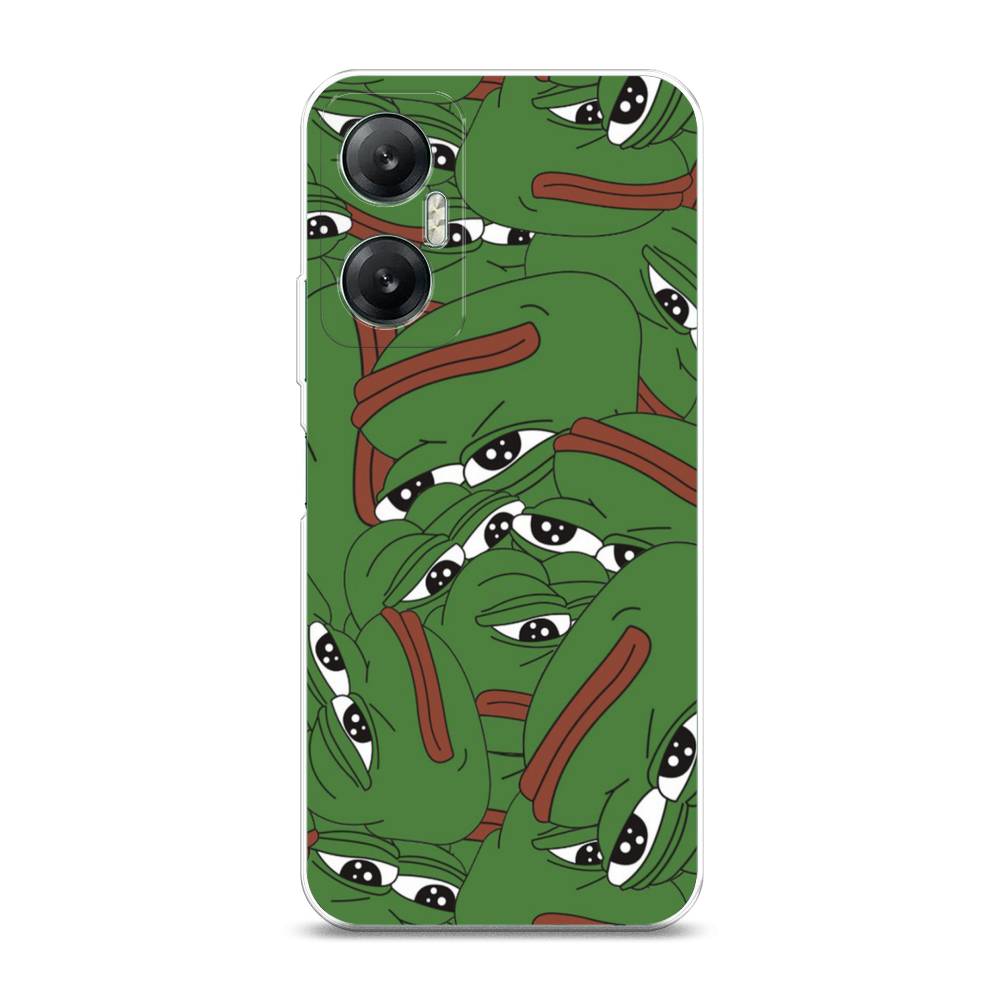 

Чехол Awog на Infinix HOT 20 5G "Печальный frog", Зеленый;белый, 3103250-9