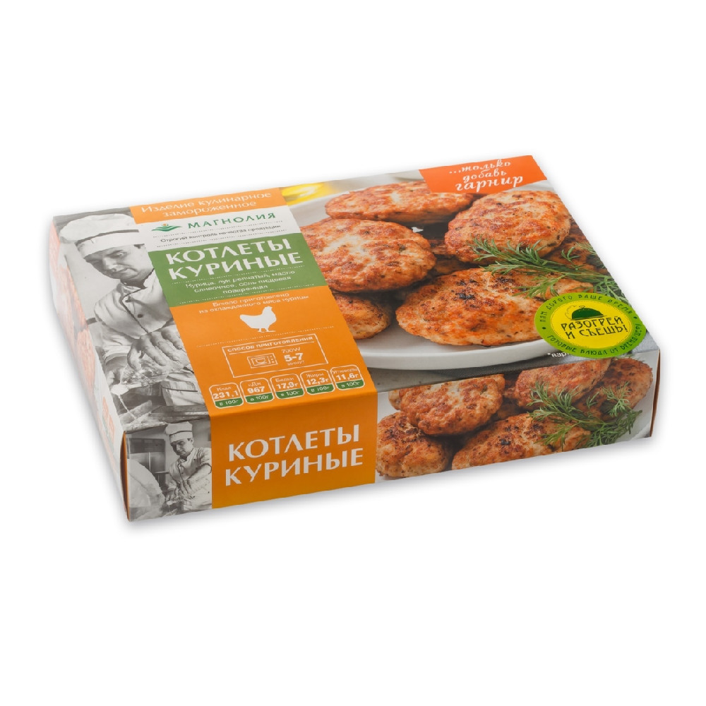

Котлеты куриные Магнолия замороженные 300 г
