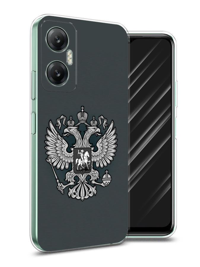 

Чехол Awog на Infinix HOT 20 5G "Герб России серый", 3103250-5