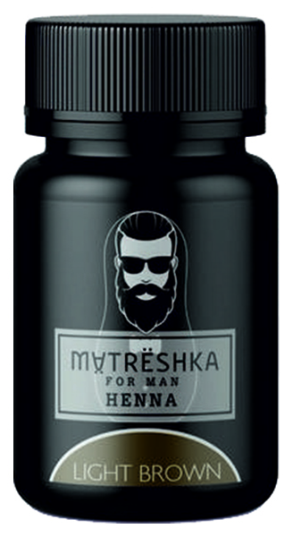 

Хна в капсулах для бровей и бороды Matreshka Light brown 30 шт.