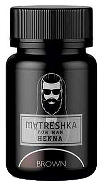 

Хна в капсулах для бровей и бороды Matreshka Brown 1 шт.