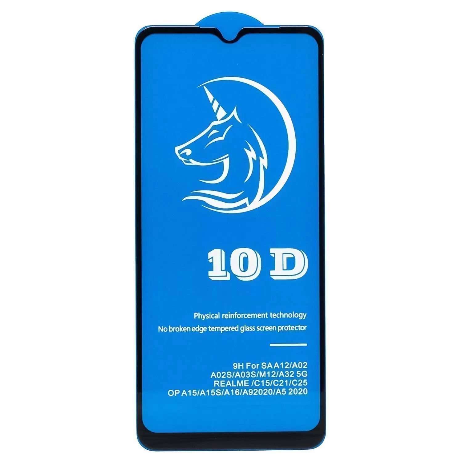 Защитное стекло BaseMarket для Realme Narzo 50i полное покрытие, черный