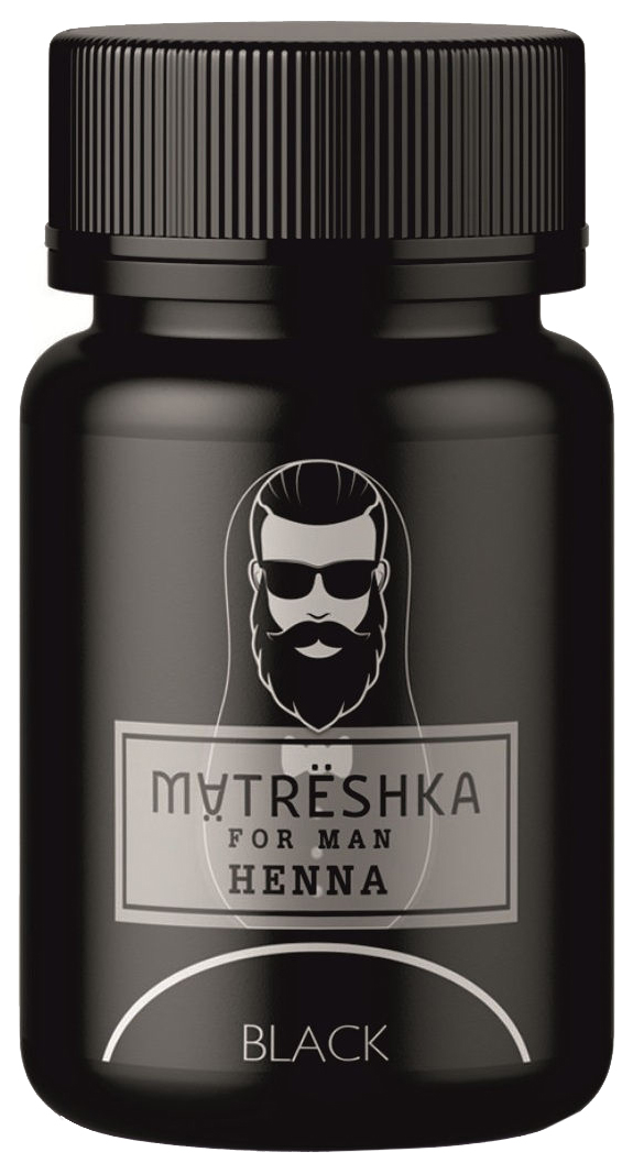 

Хна в капсулах для бровей и бороды Matreshka Black 1 шт.