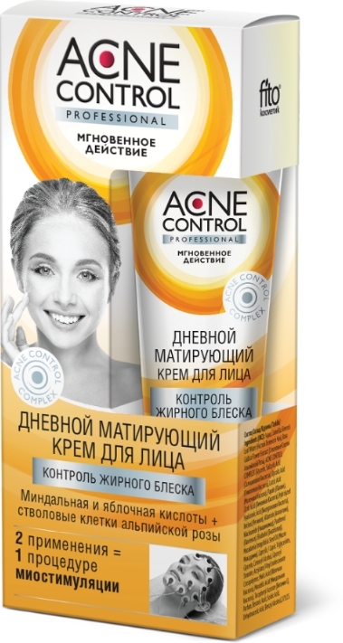 фото Крем для лица фитокосметик acne control матирующий fito косметик