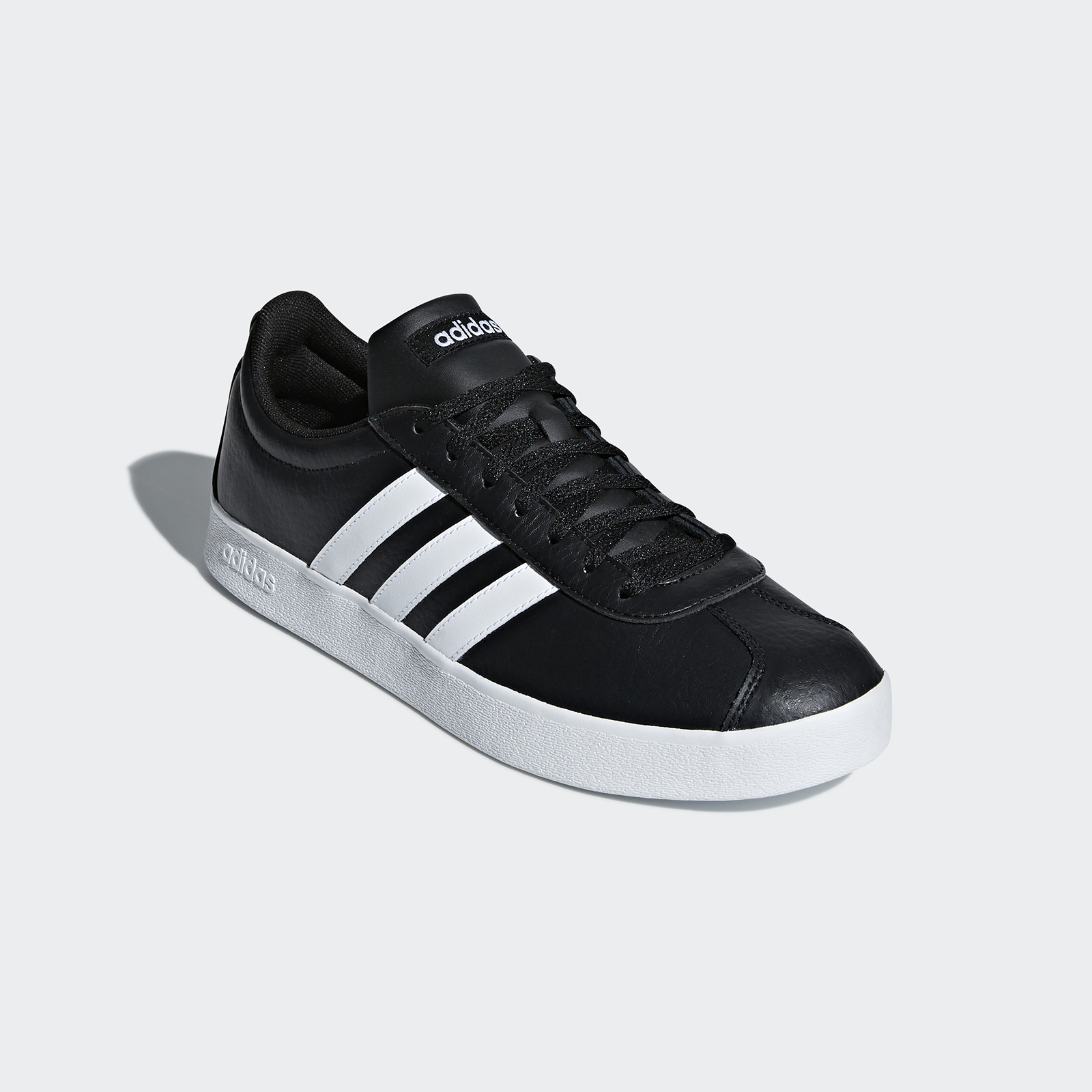 фото Кеды мужские adidas vl court 2.0 черные 7.5 uk