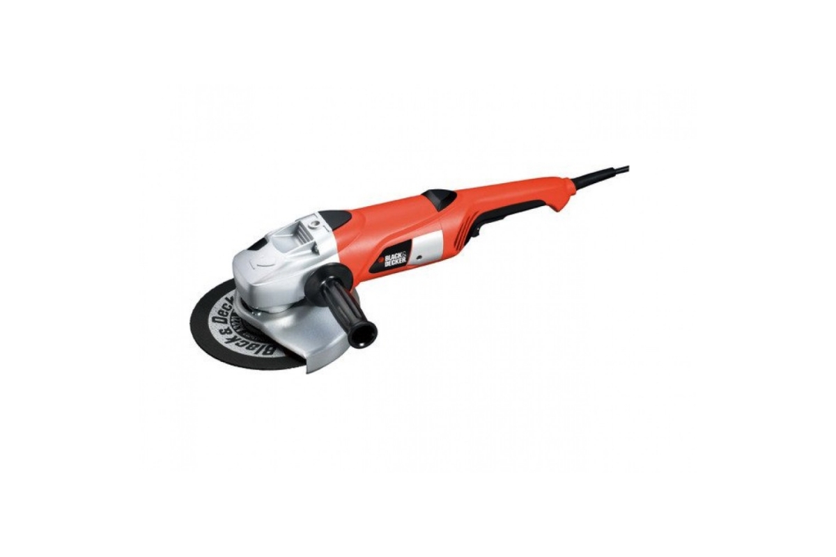 Сетевая угловая шлифовальная машина BLACK+DECKER KG2000-QS