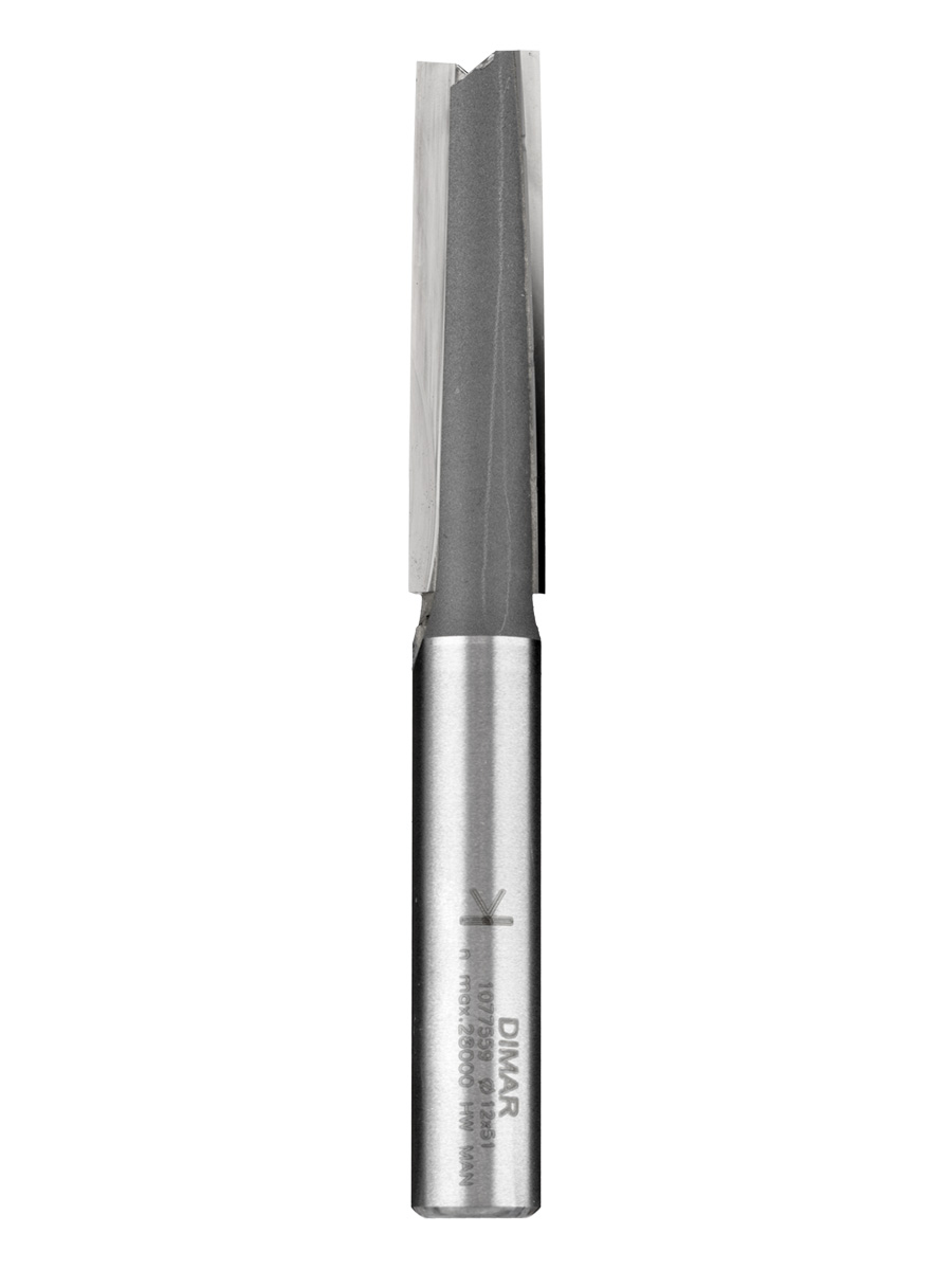 

Фреза DIMAR 1077559 пазовая врезная D12x51 L108 Z2+1 хвостовик 12S,1 077 559, 1077559