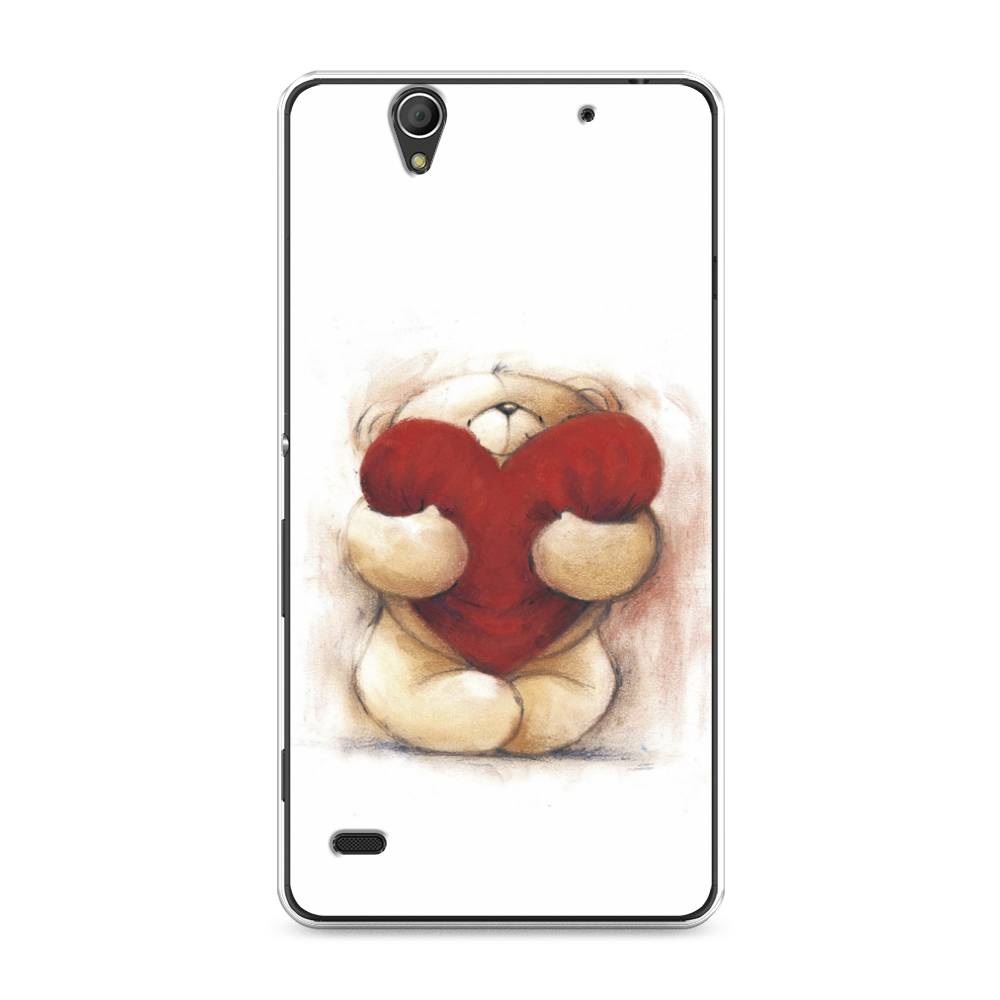 

Чехол Awog на Sony Xperia C4 "Мишка с сердцем 1", Разноцветный, 52650-6