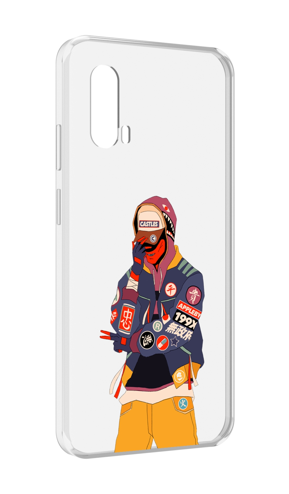 

Чехол MyPads модник для Blackview BV7100, Прозрачный, Tocco