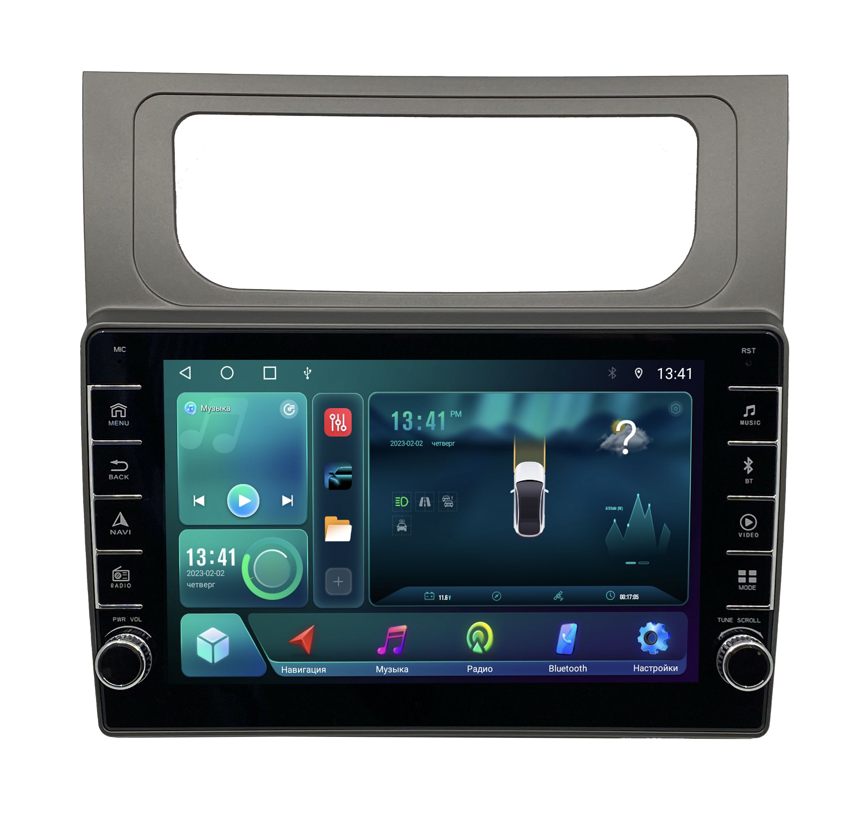 Штатная магнитола ANDROID Volksvagen Touran 2 2010-2015 Android 12 216 GB с крутилка 2161400₽