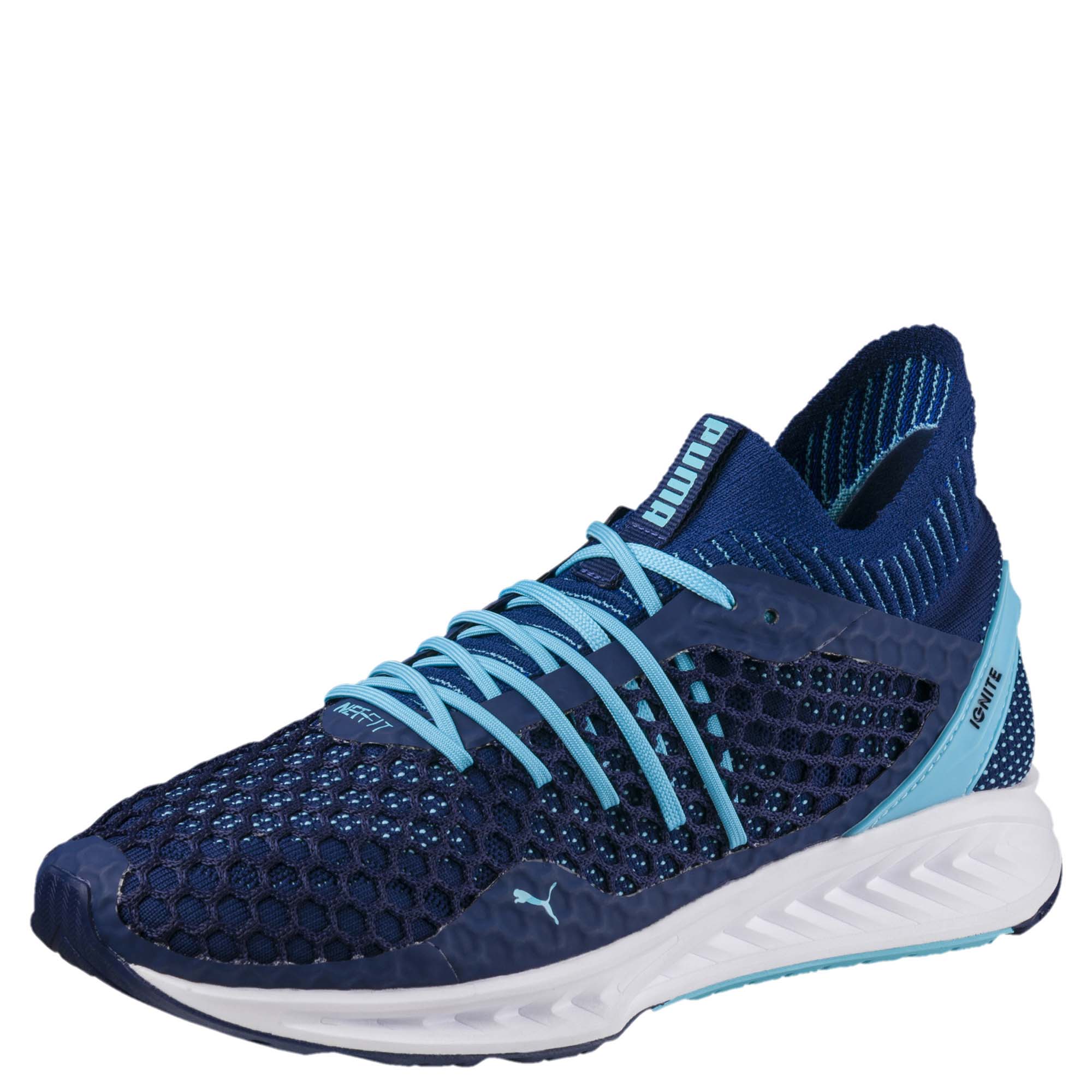 фото Кроссовки женские puma ignite netfit wns синие 8.5 uk