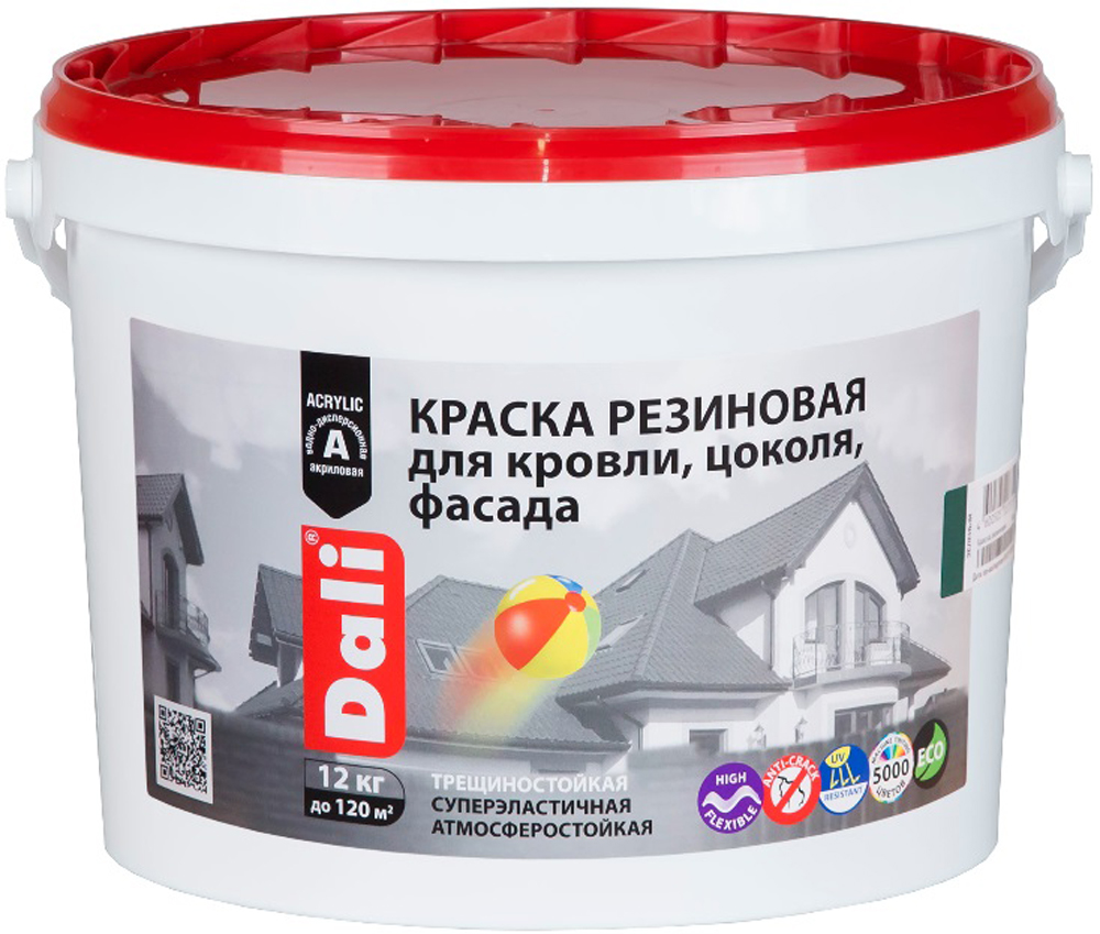 фото Краска резиновая "dali" база c 12 кг "рогнеда"