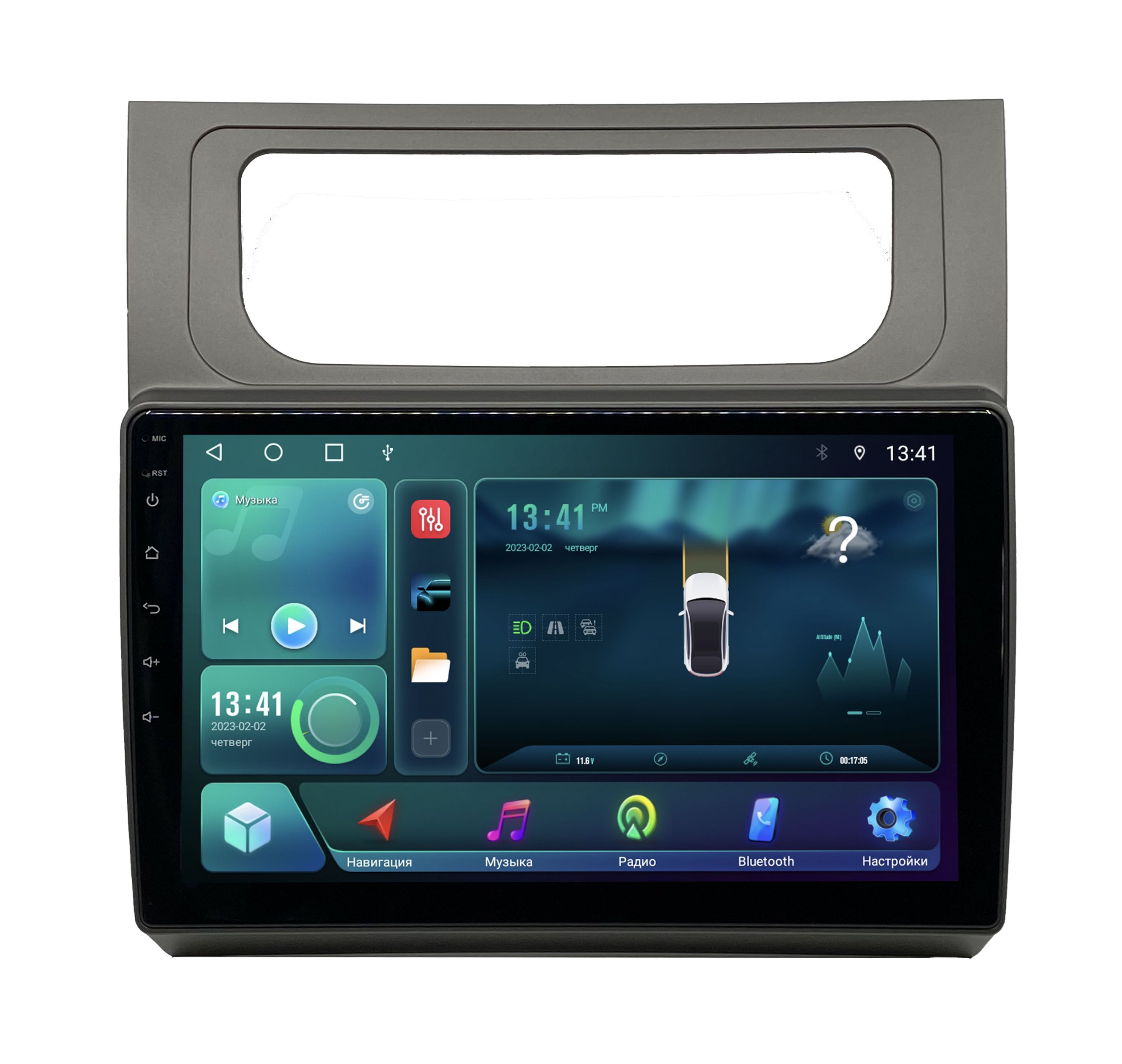 Штатная магнитола ANDROID Volksvagen Touran 2 2010-2015 Android 12 232 GB Мультируль 2201900₽