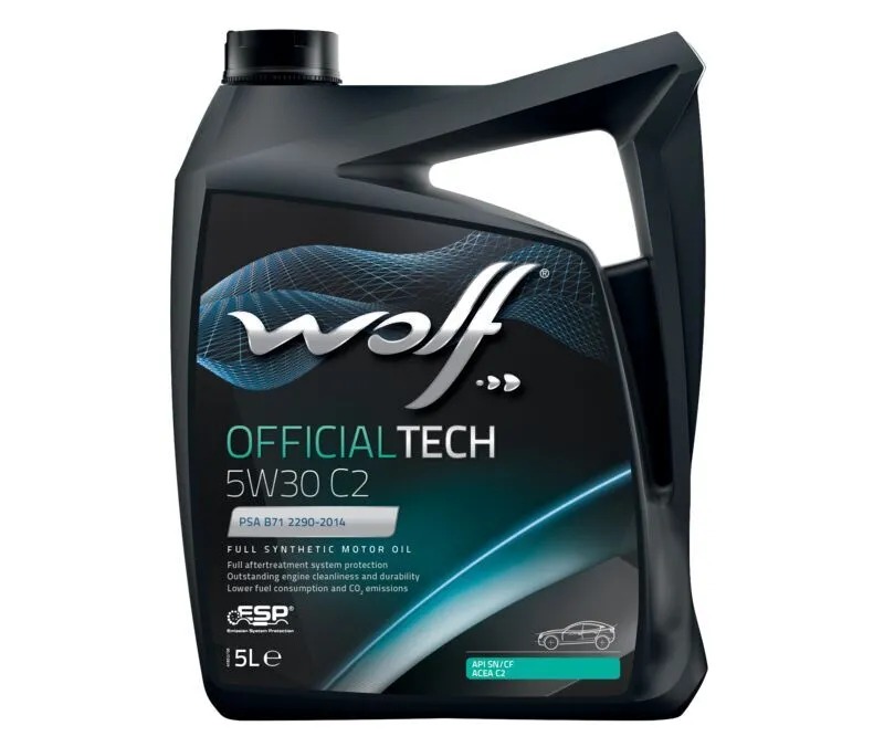

Wolf Моторное масло Officialtech 5w30 C2 5l