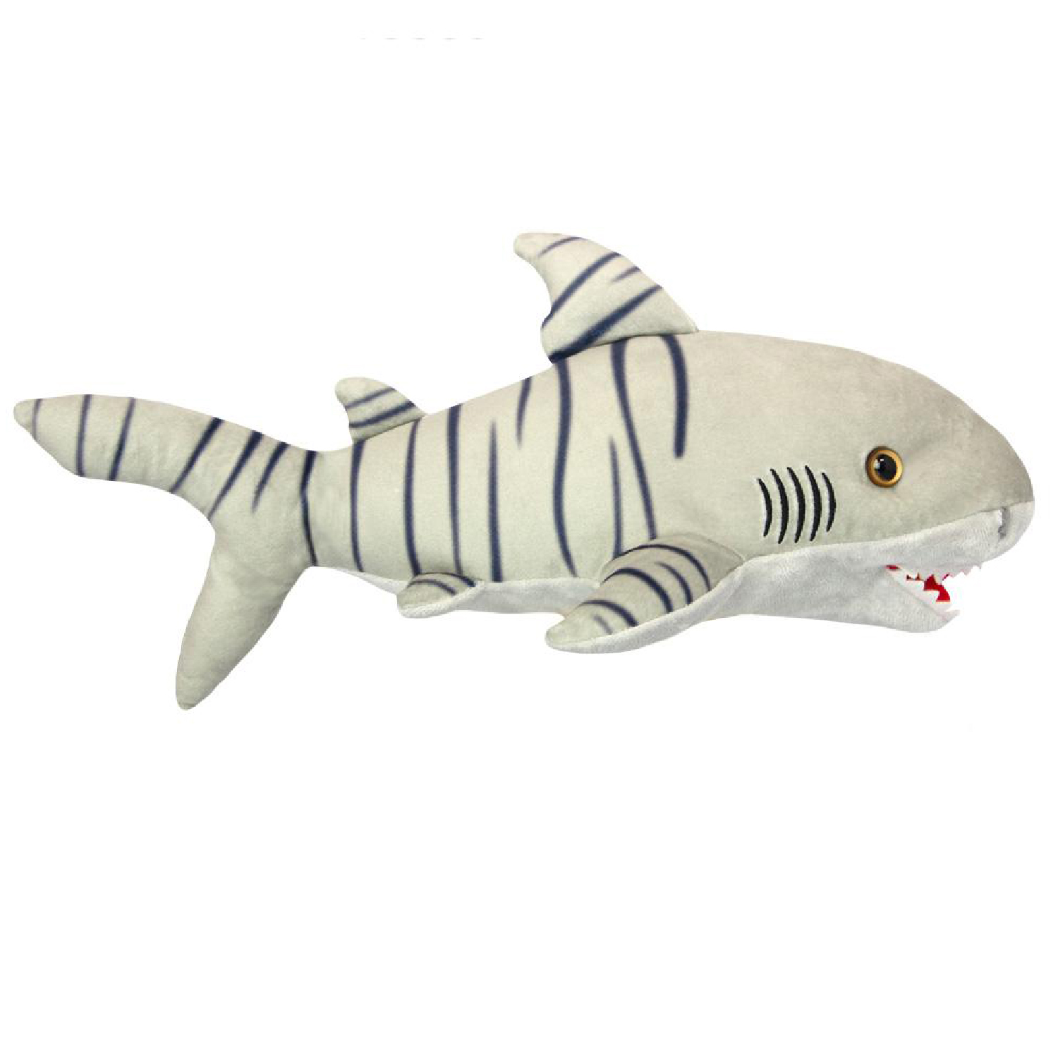 Мягкая игрушка All About Nature Тигровая акула, 25 см фигурка тигровая акула морские обитатели
