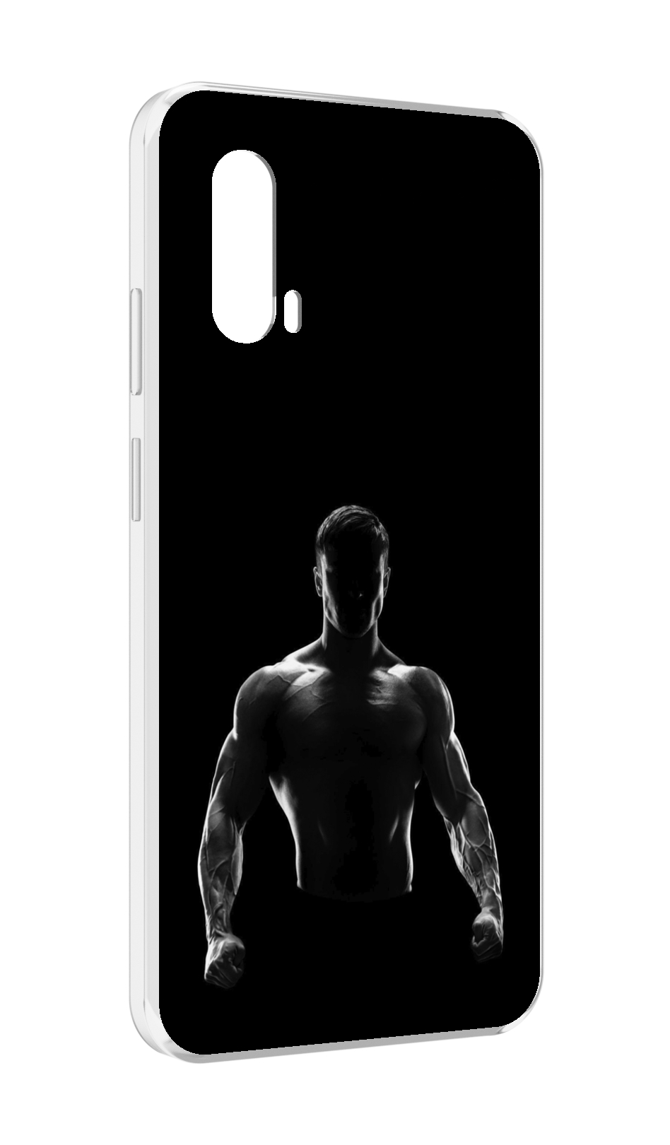 

Чехол MyPads накаченный мужчина в тени мужской для Blackview BV7100, Прозрачный, Tocco