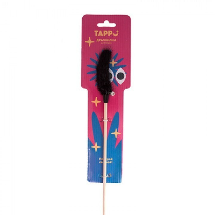 

Игрушка для кошек Tappi Дразнилка Фикс для кошек лапка из натурального меха норки