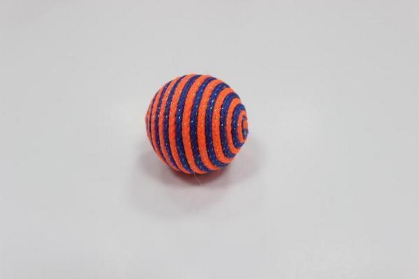 Игрушка для кошек Мяч полосатый 6,5 см