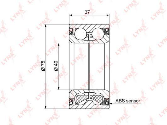 

Wb-1183_к-кт подшипника ступицы передней ford mondeo all 00> мкпп