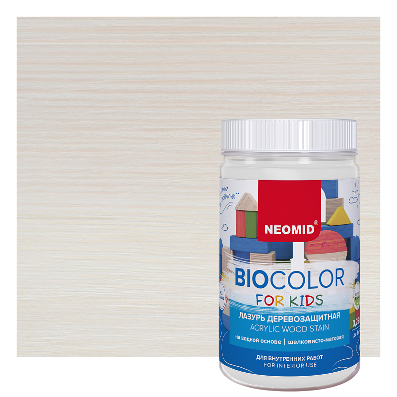 фото Антисептик "bio color for kids" белый (0,75 л) /neomid/
