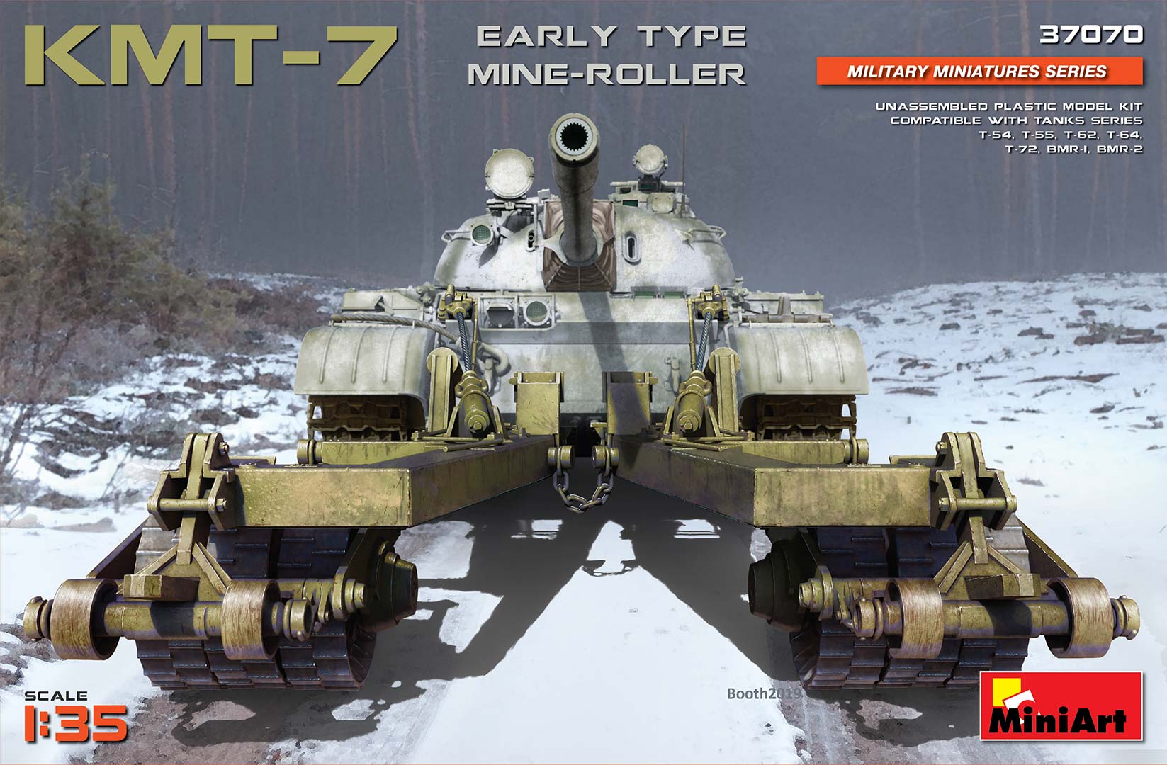 

Сборная модель MiniArt 1/35 Минный трал КМТ-7 ранний тип 37070