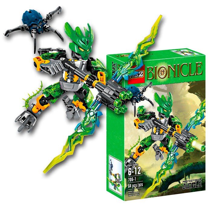

Конструктор KSZ Bionicle Страж джунглей 706-1, 706-1
