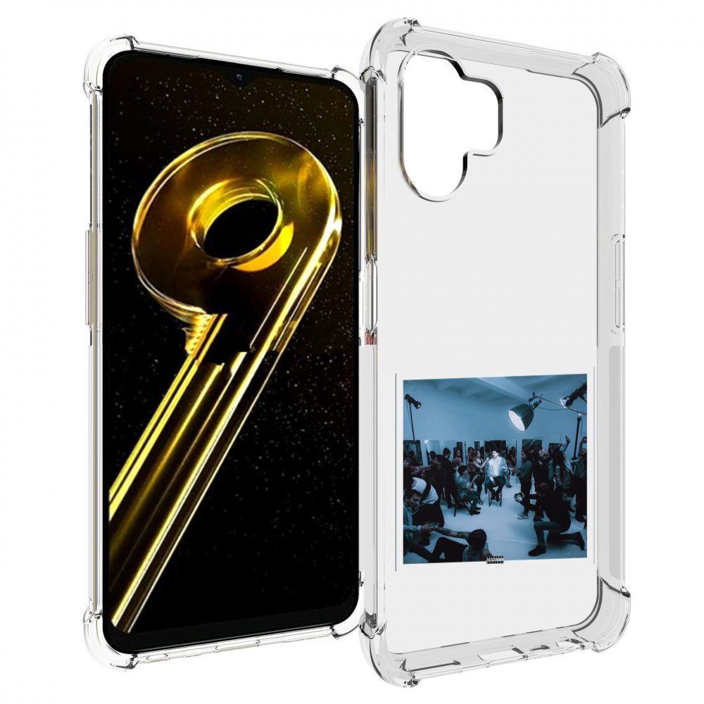 

Чехол бампер MyPads Уроборос Скриптонит для Realme 10 5G противо..., Прозрачный, Tocco