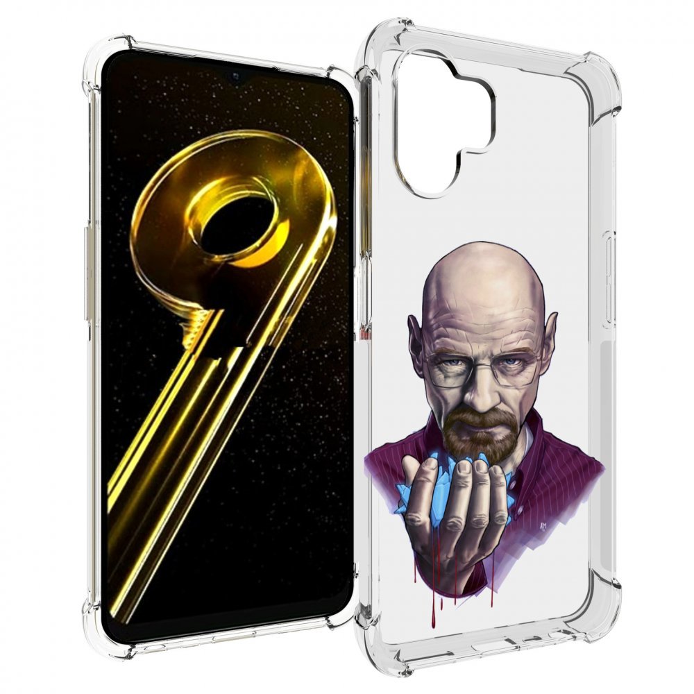 Чехол бампер MyPads Хайзенберг для Realme 10 5G противоударный