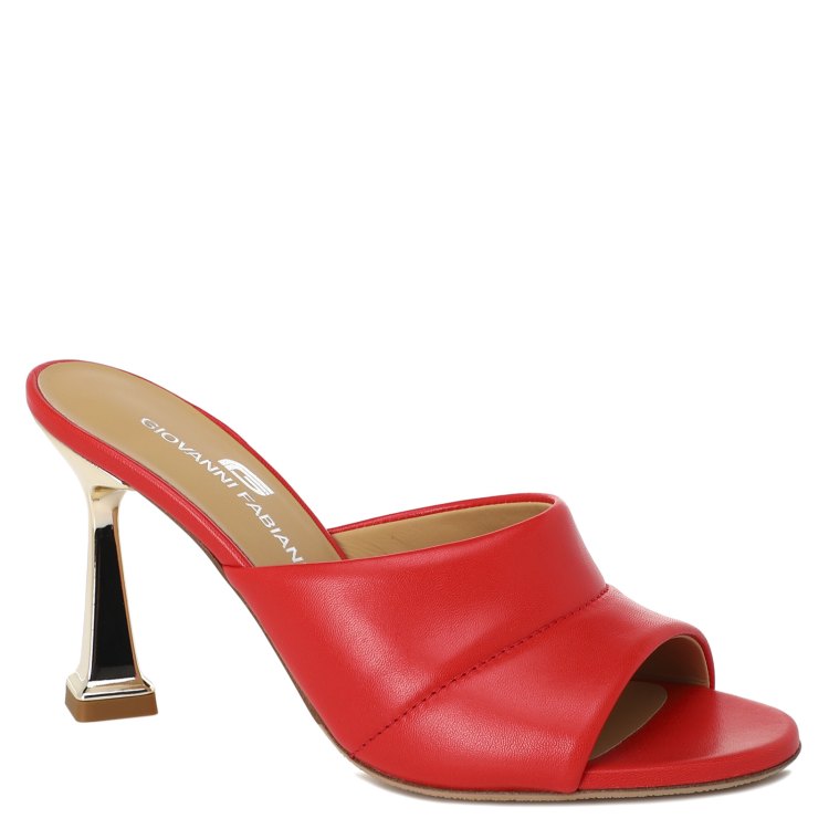 

Шлепанцы женские Giovanni Fabiani S23555 красные 39 EU, S23555