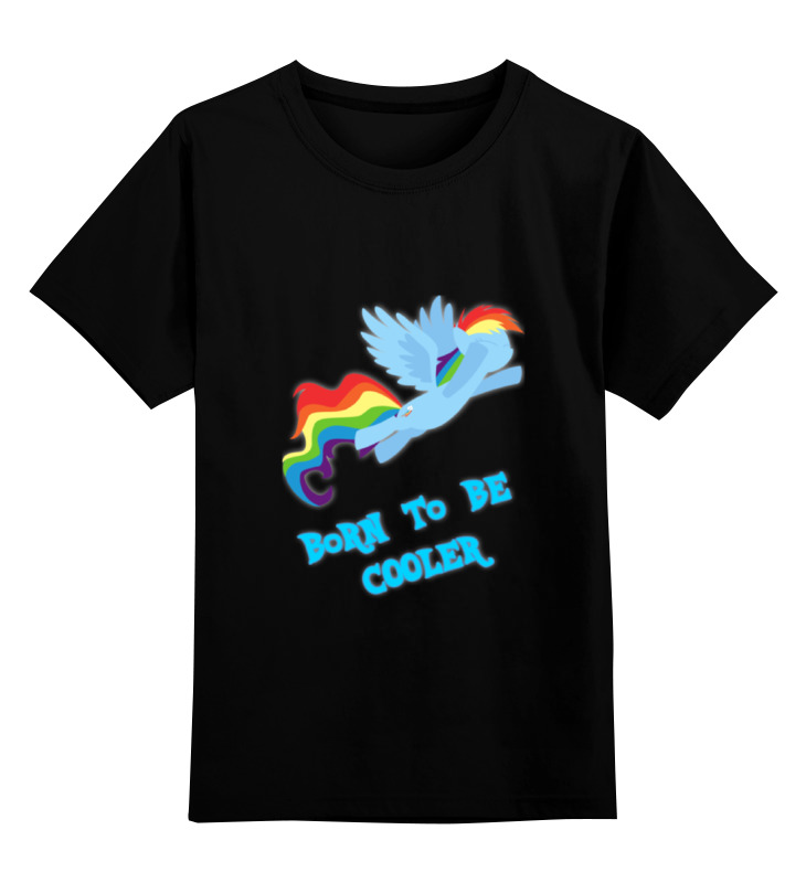 

Футболка детская Printio Must be cooler! цв. черный р. 128, Must be cooler!