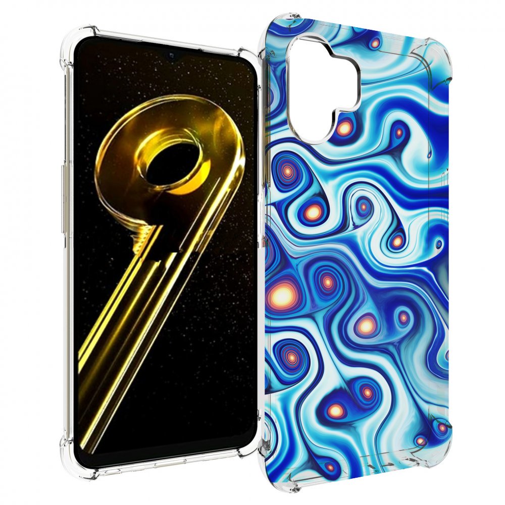 

Чехол бампер MyPads абстрактная-текстура для Realme 10 5G против..., Прозрачный, Tocco