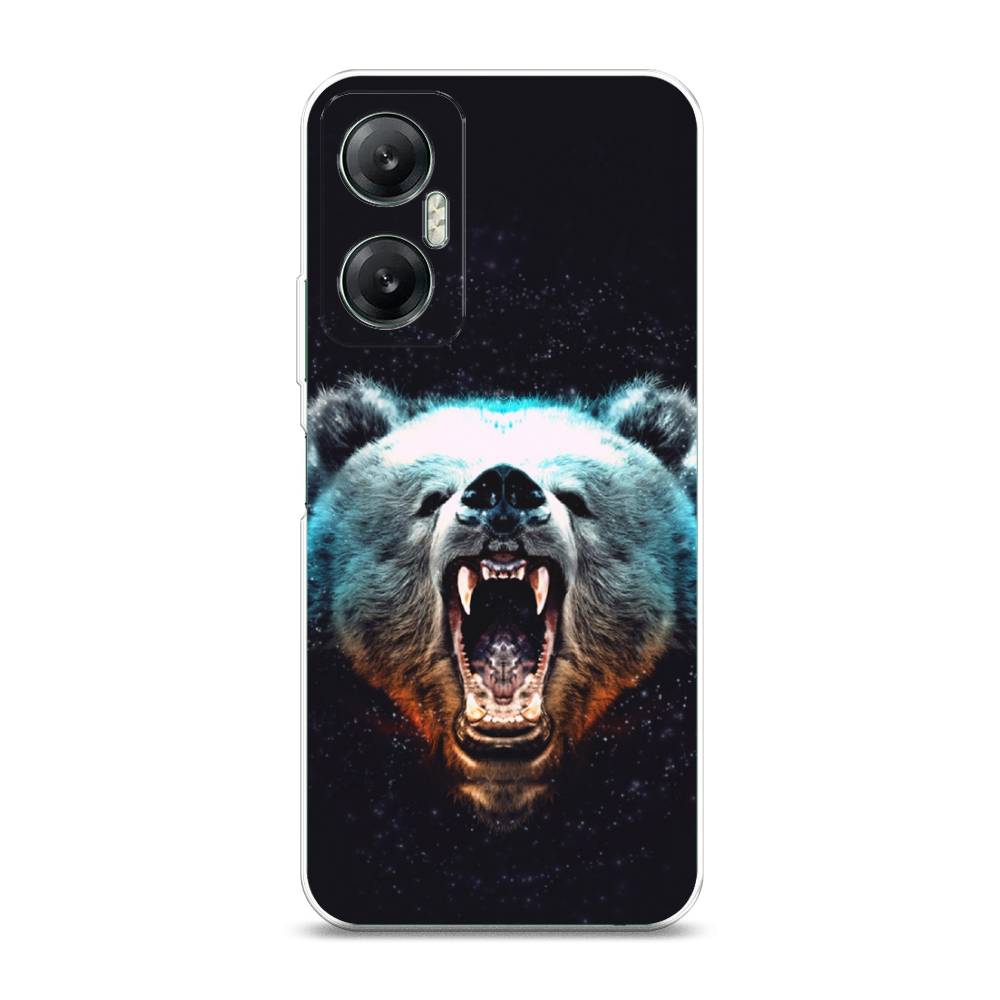 

Чехол Awog на Infinix HOT 20 5G "Медведь", Коричневый;голубой;черный, 3103250-2