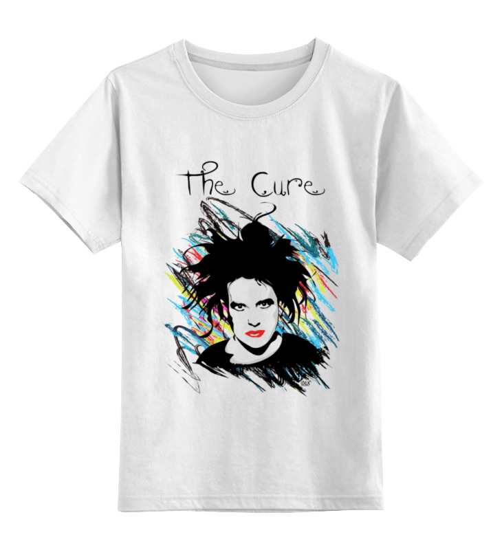 

Футболка детская Printio The cure цв. белый р. 128, The cure