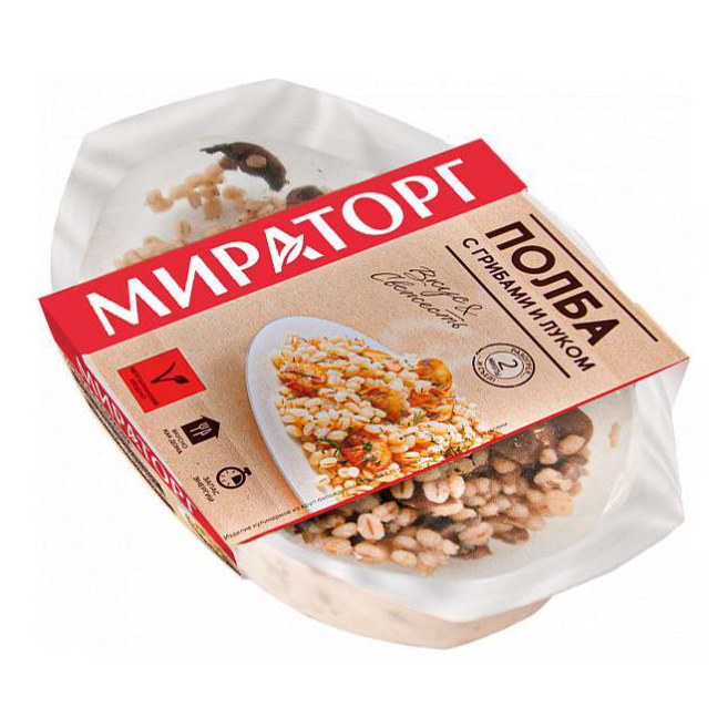 

Полба Мираторг с грибами и луком 260 г
